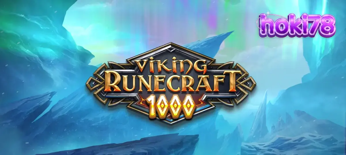 Visual grid slot Viking Runecraft 1000 dengan tema mitologi Nordik yang megah